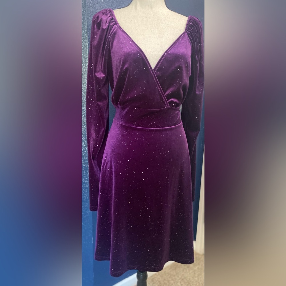 Elegant Purple Dress